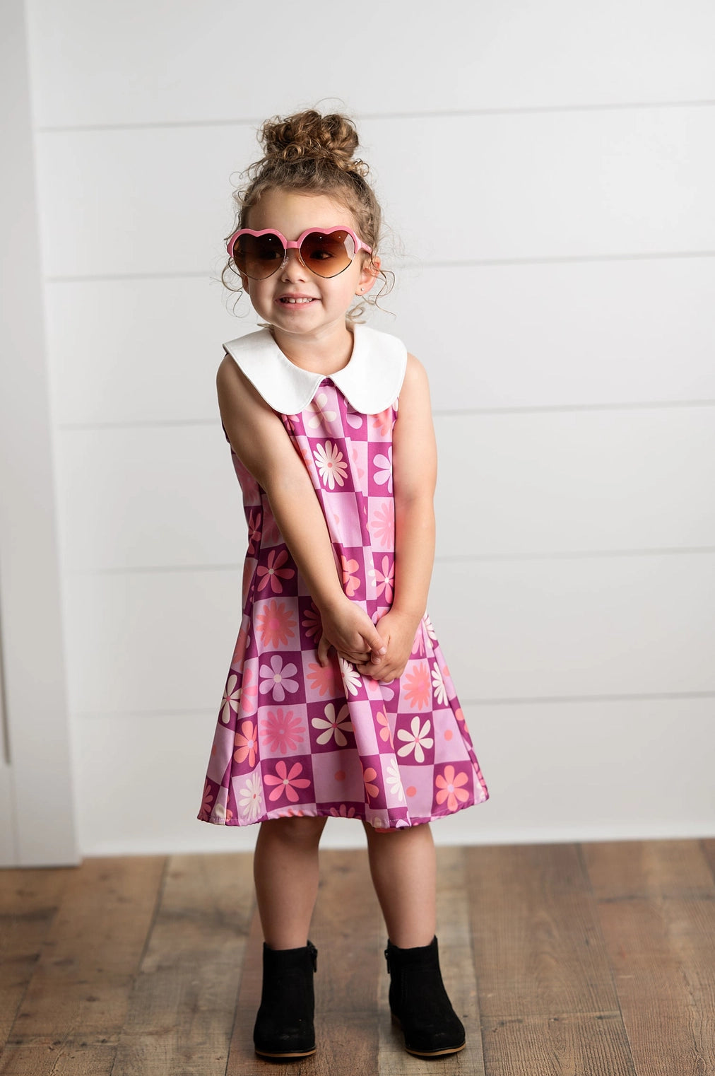 Purple Flower Power Dress