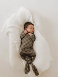 Faded Brown Bamboo Knotted Gown