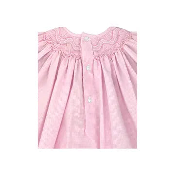 Pink Bishop Smocked Heirloom Dress
