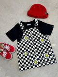 Happy Daze Overall Dress