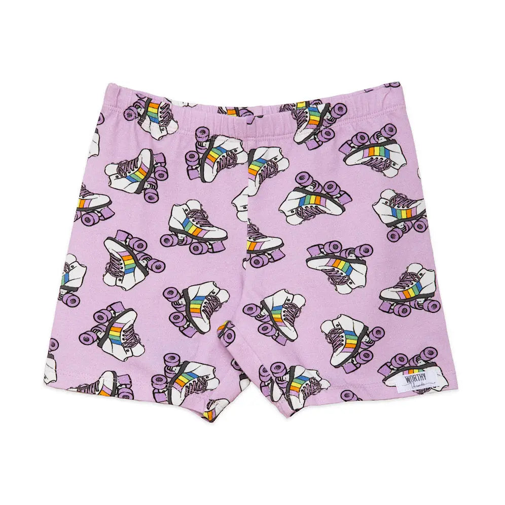 Retro Roller Biker Shorts