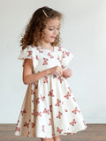 Butterfly Away Ruffle Twirl Dress