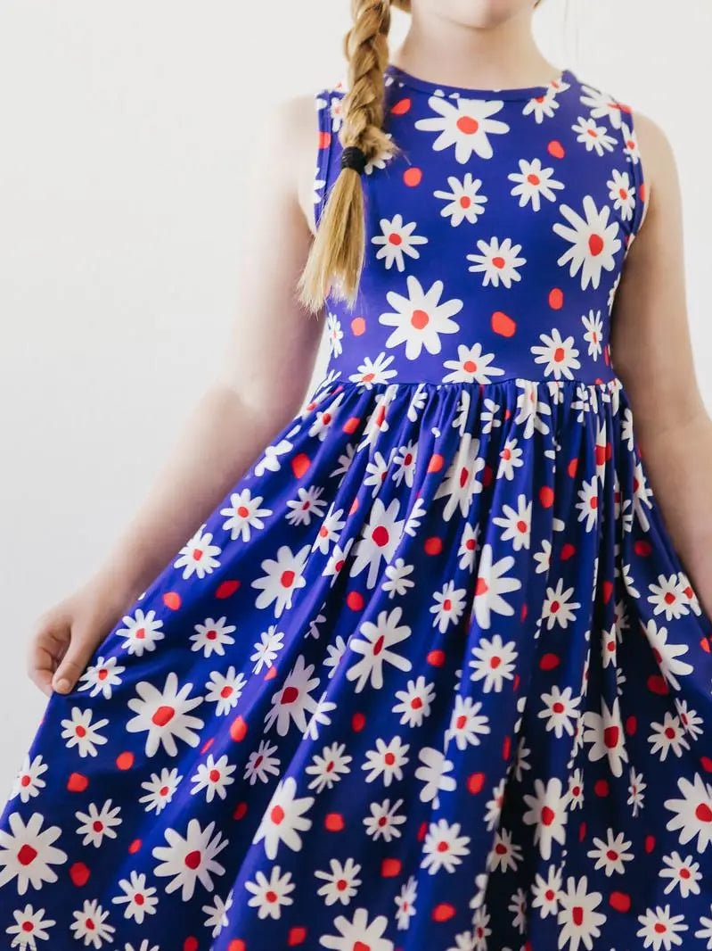 Firework Flowers Twirl Dress
