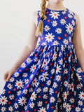 Firework Flowers Twirl Dress