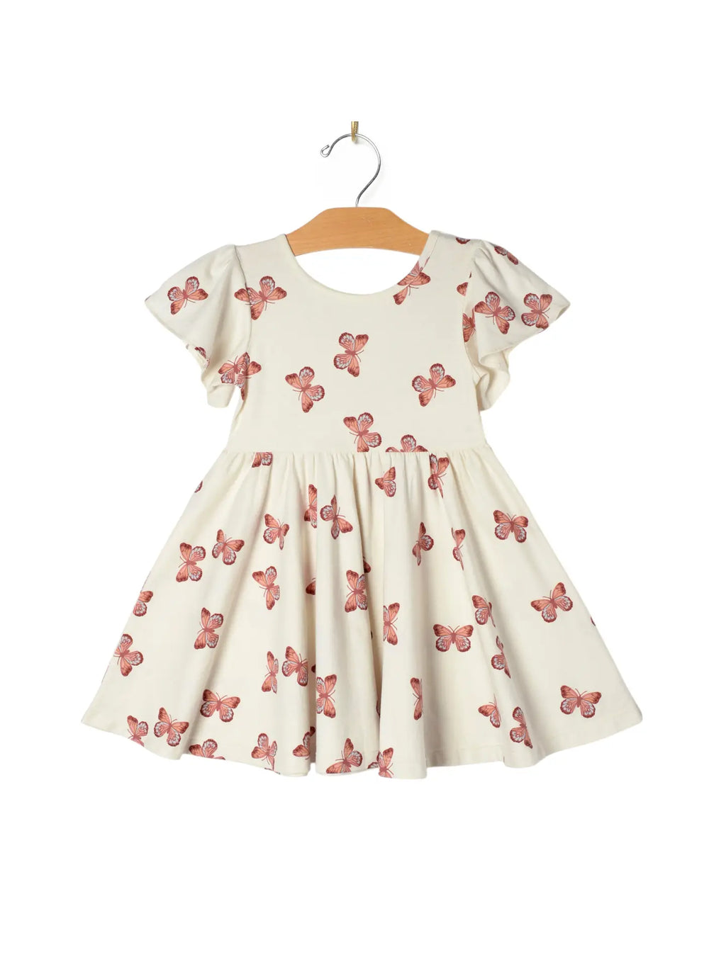 Butterfly Away Ruffle Twirl Dress