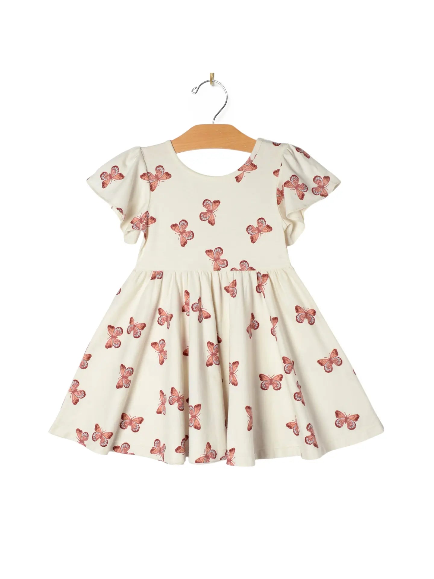 Butterfly Away Ruffle Twirl Dress