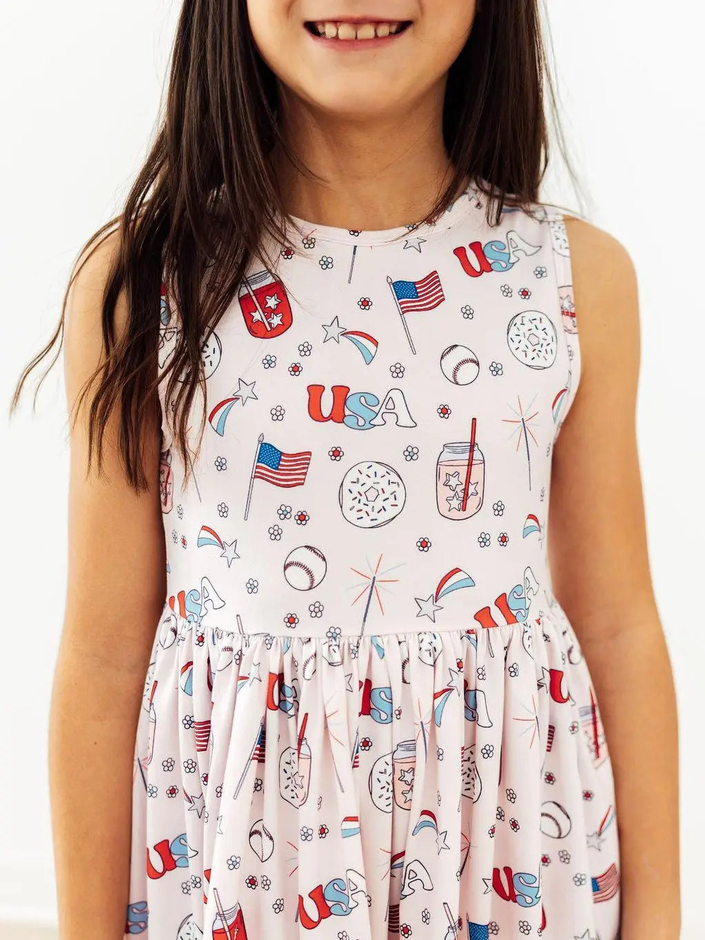 Born In the USA Twirl Dress