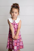 Purple Flower Power Dress