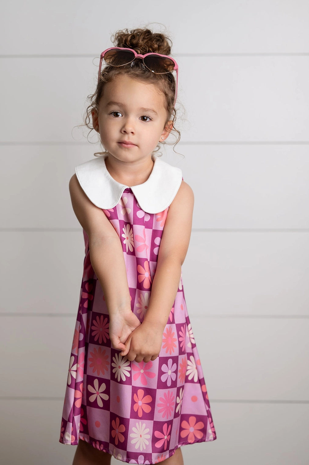 Purple Flower Power Dress