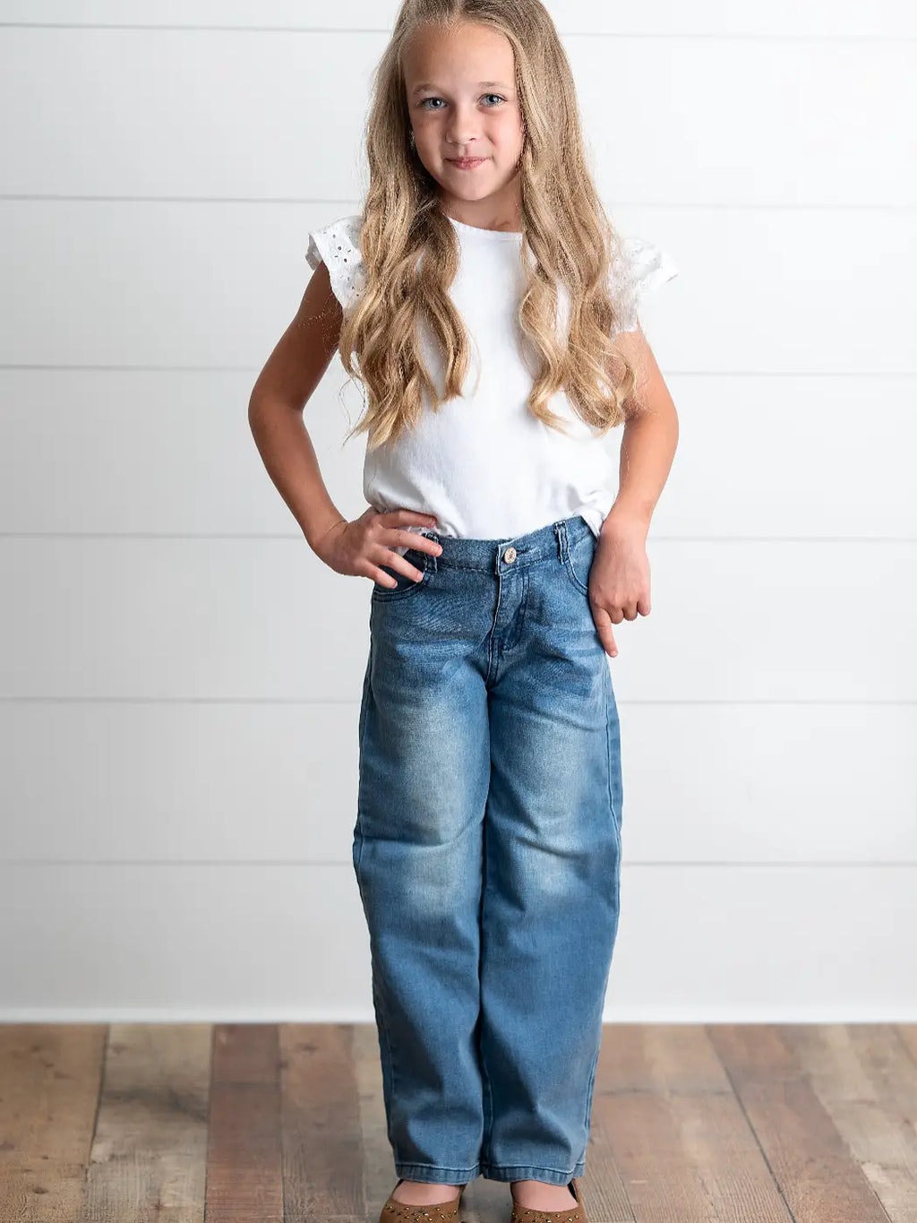 So Basic Wide Leg Jeans