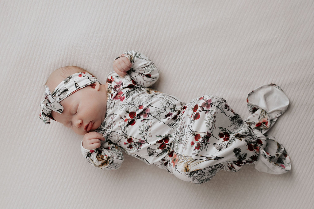 Sweet Blossoms Knotted Gown