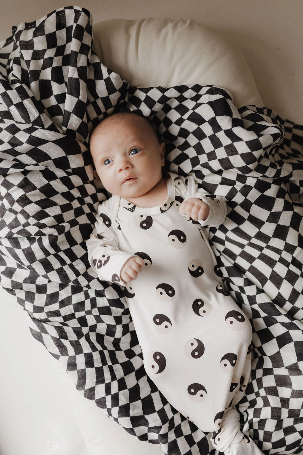 Yin and Yang Bamboo Knotted Gown