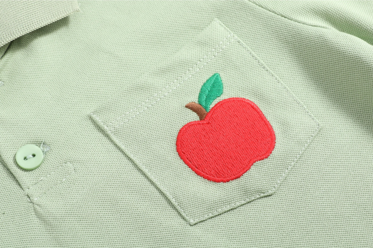 Sage Green Apple Polo