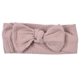 Dusty Mauve Ribbed Bow