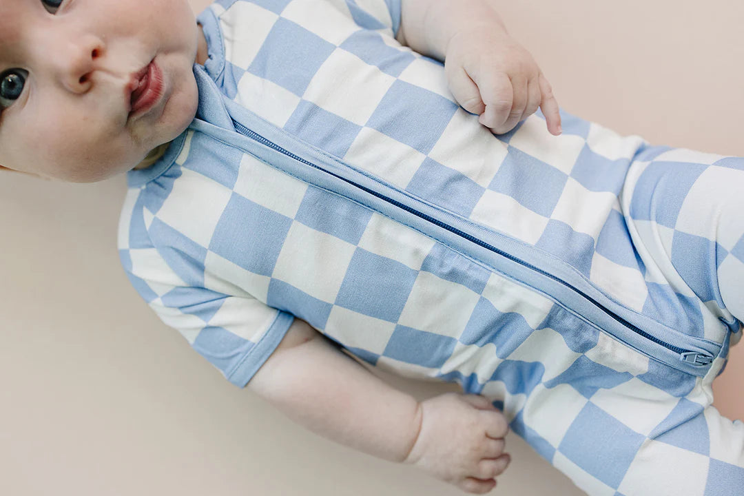 Blue Victory Lap Bamboo Shortie