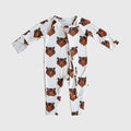 Easy Tiger Bamboo Zip Pajamas