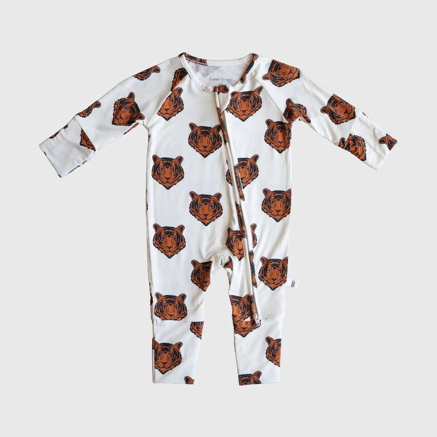 Easy Tiger Bamboo Zip Pajamas