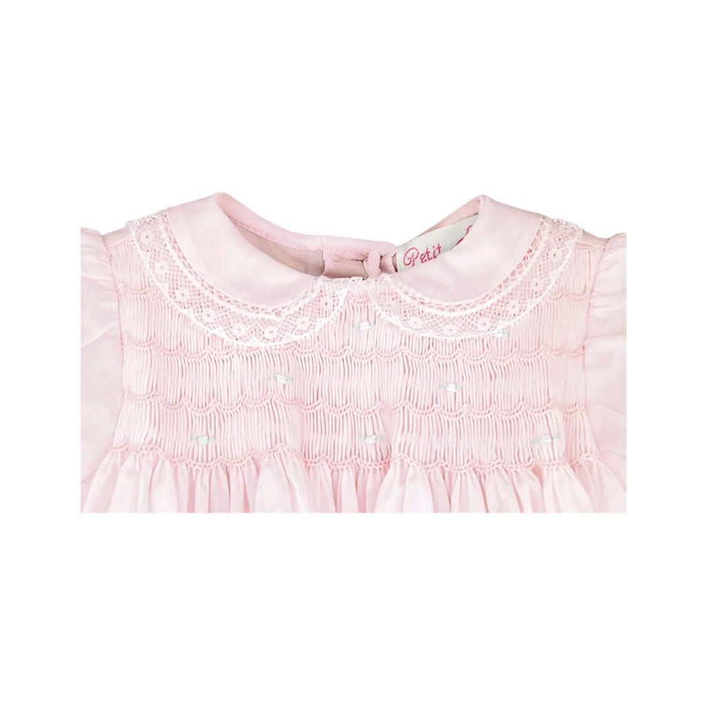 Pink Smocked Heirloom Dress