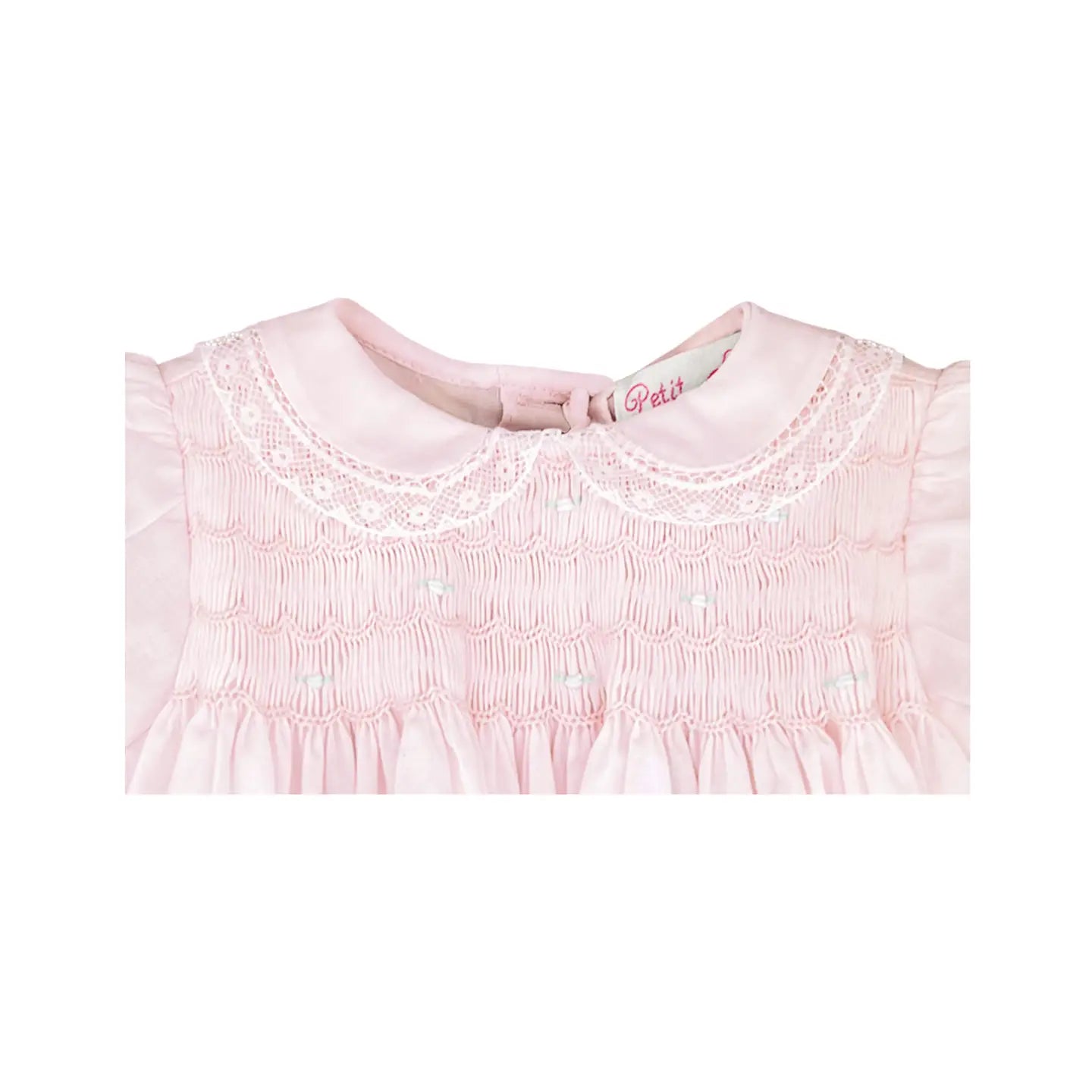 Pink Smocked Heirloom Dress