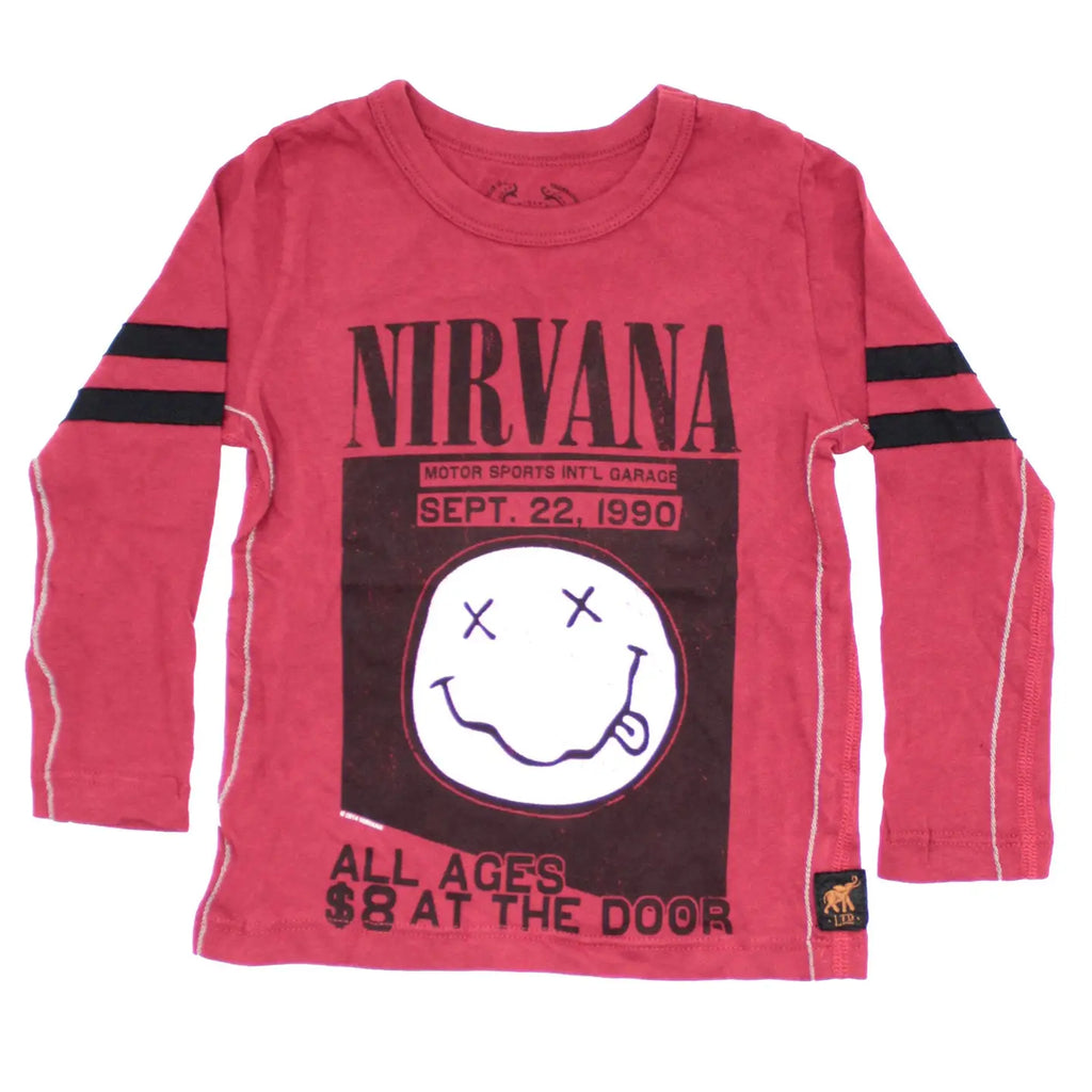Nirvana Smiley Throwback Tee