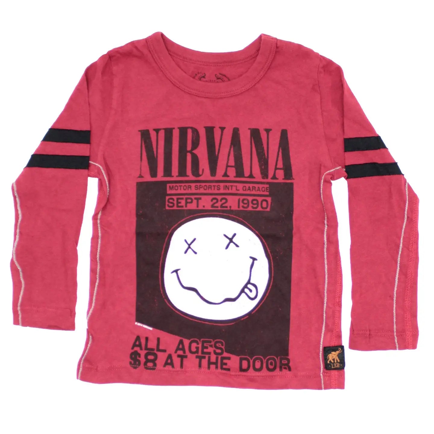Nirvana Smiley Throwback Tee