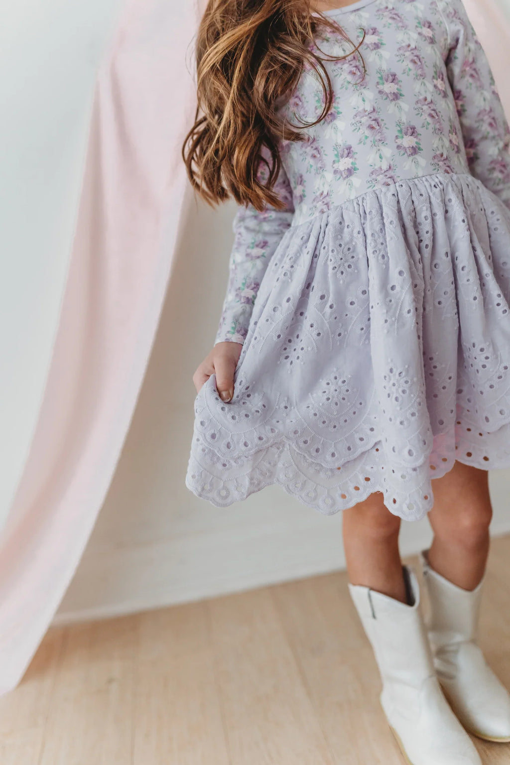 Sweetheart Lilac Dress and Bloomer