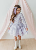 Sweetheart Lilac Dress and Bloomer