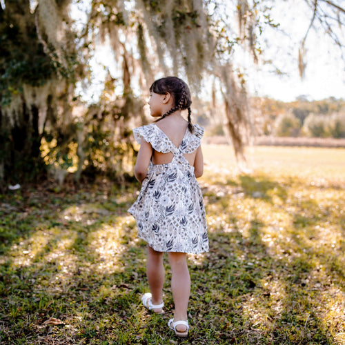 Boho Garden Linen Dress