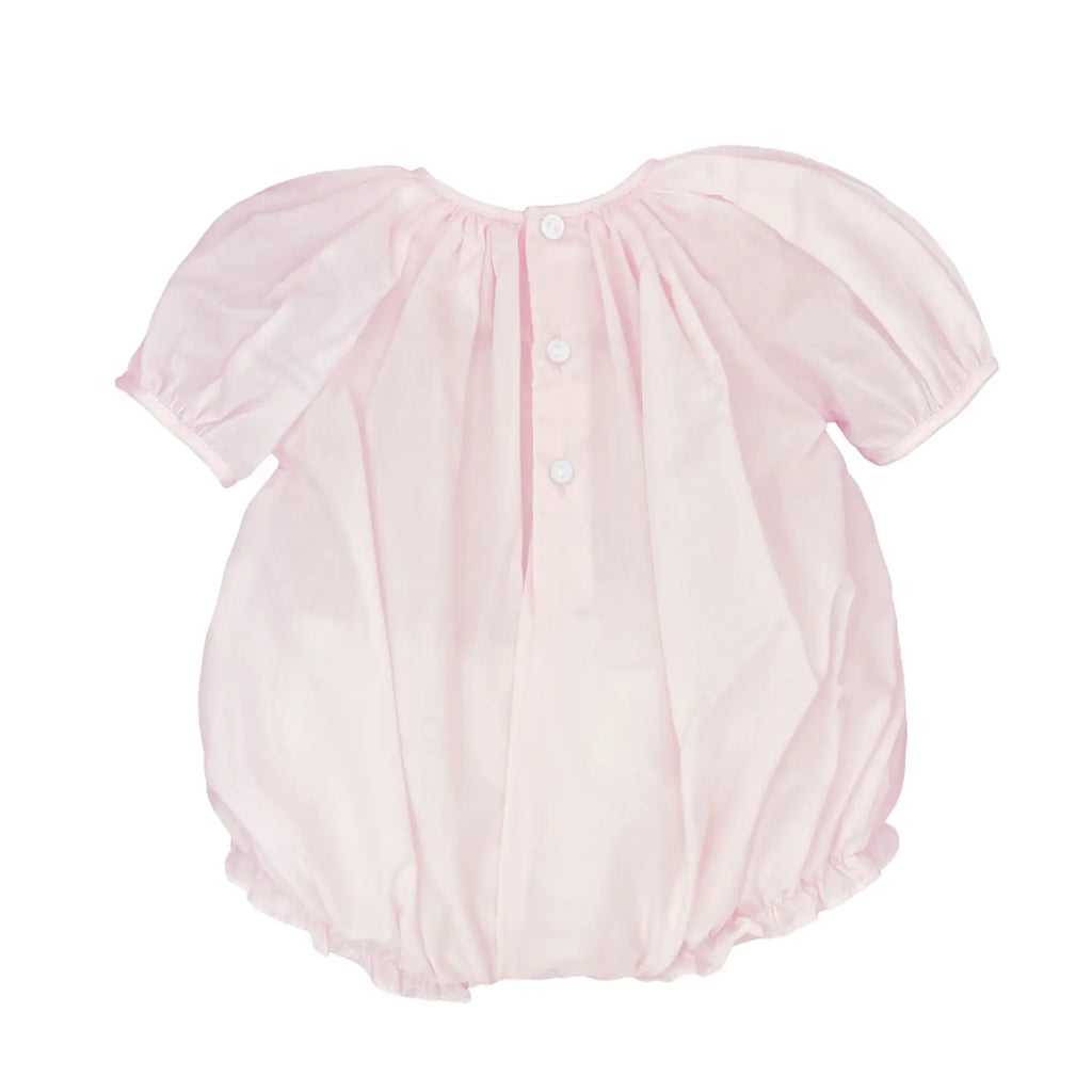 Pink Hand Embroidered Heirloom Bubble