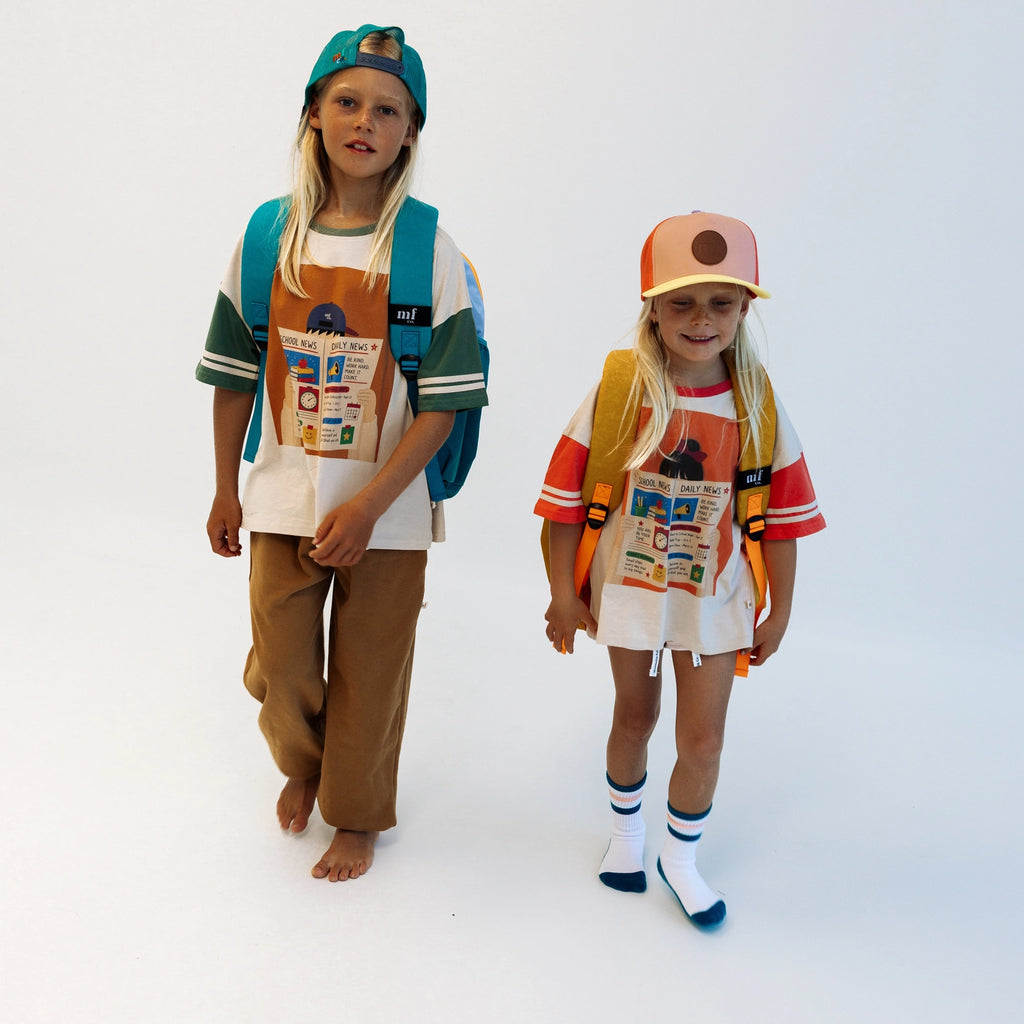 School Tribune Oversized Kids Tee