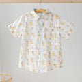 Cowboy Pups Organic Cotton Button Up