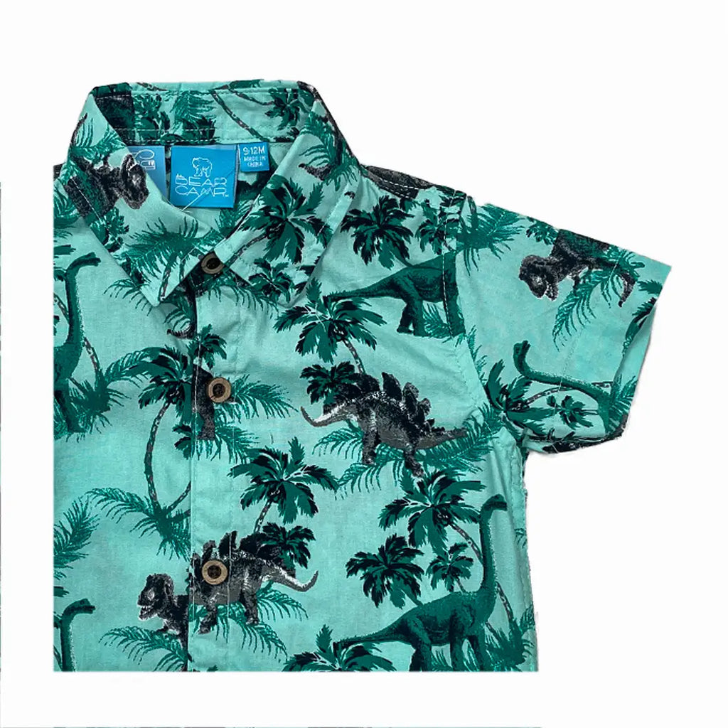 Dino Island Button Up
