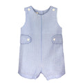 Blue Seersucker Sunsuit