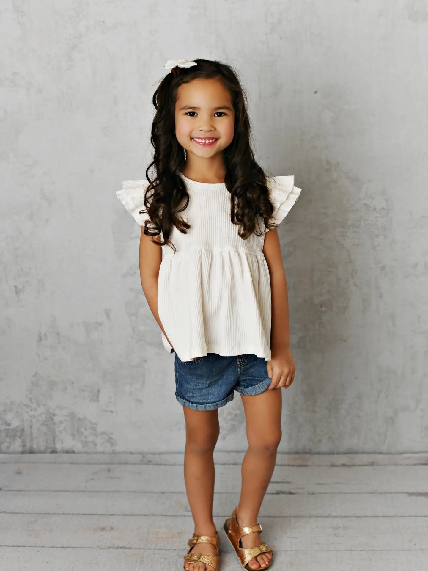 So Basic Ruffle Top