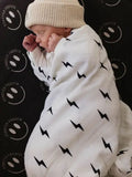 White Lightning Muslin Swaddle