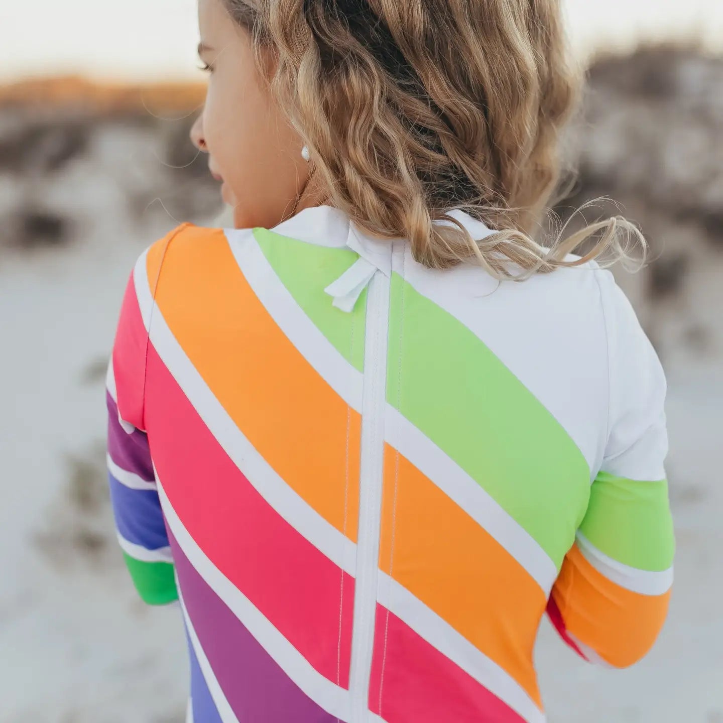 Neon Waves Rash Guard Swim SPF 50
