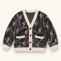 Bolt Retro Velvet Cardigan