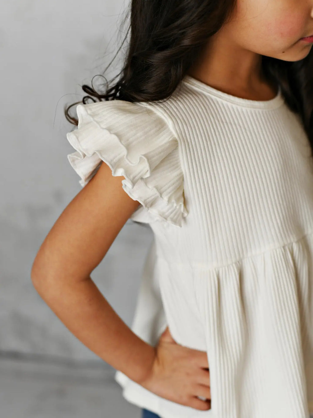 So Basic Ruffle Top