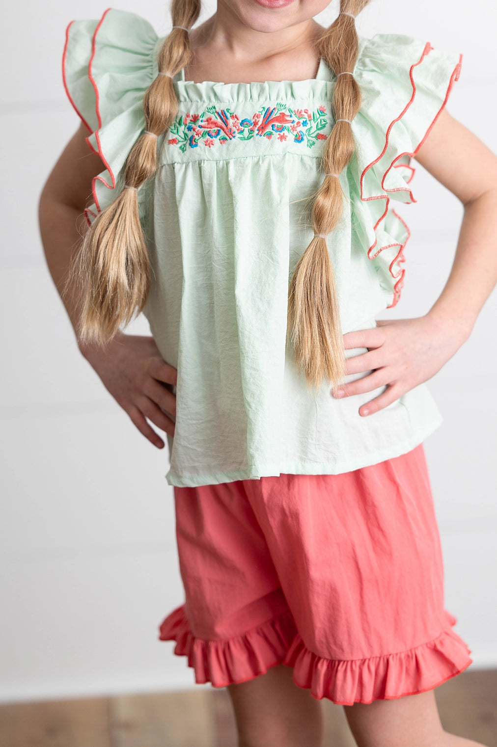 Mint Meadow Short Set