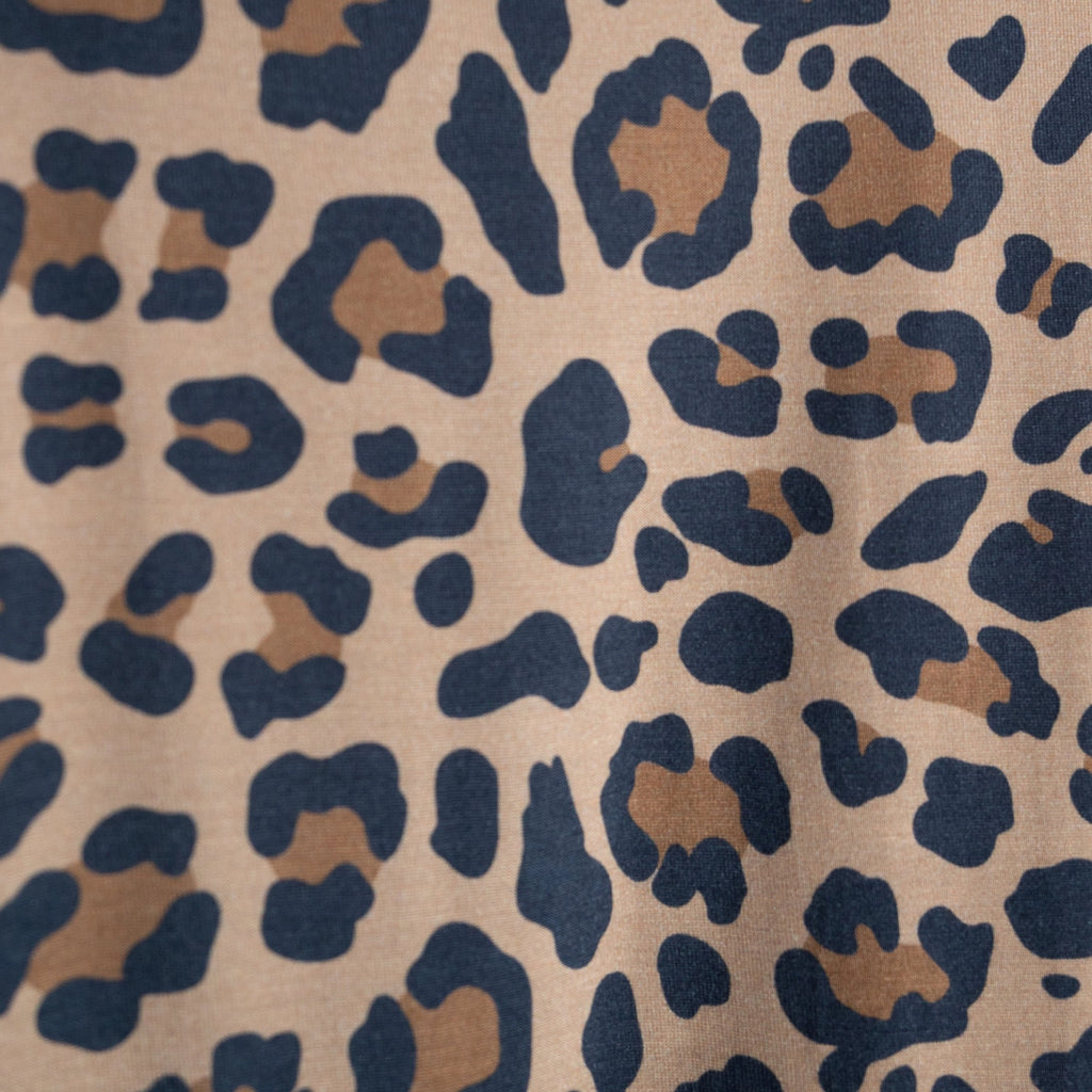 Leopard Bamboo Zip Pajamas