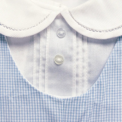 Baby Blue Heirloom Romper