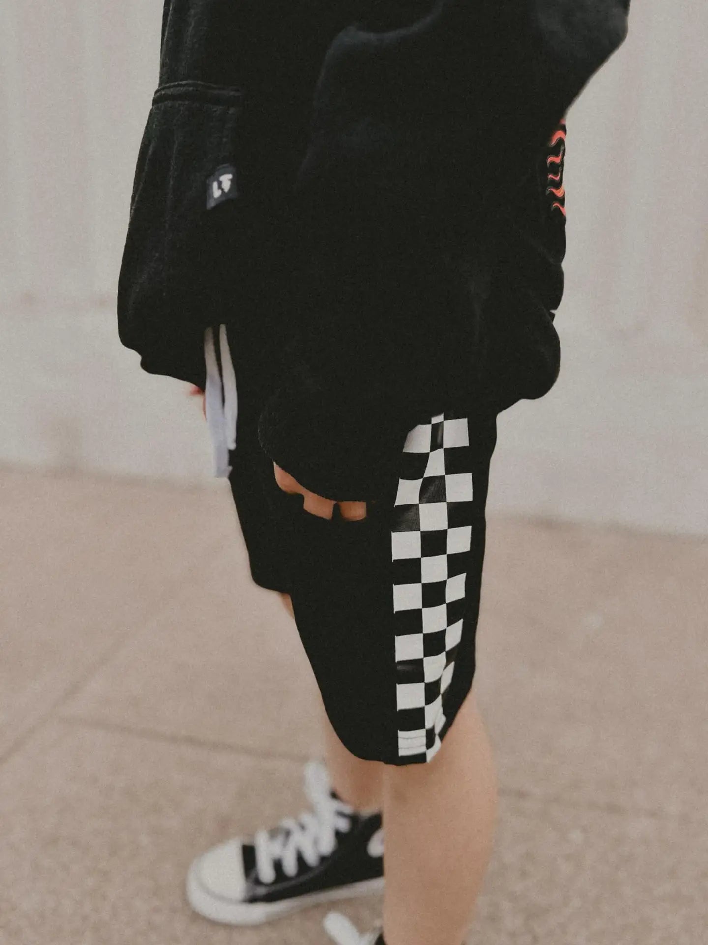 Race Day Checkered Shorts