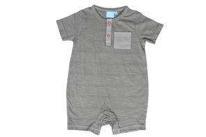 Pine Henley Cotton Shortie