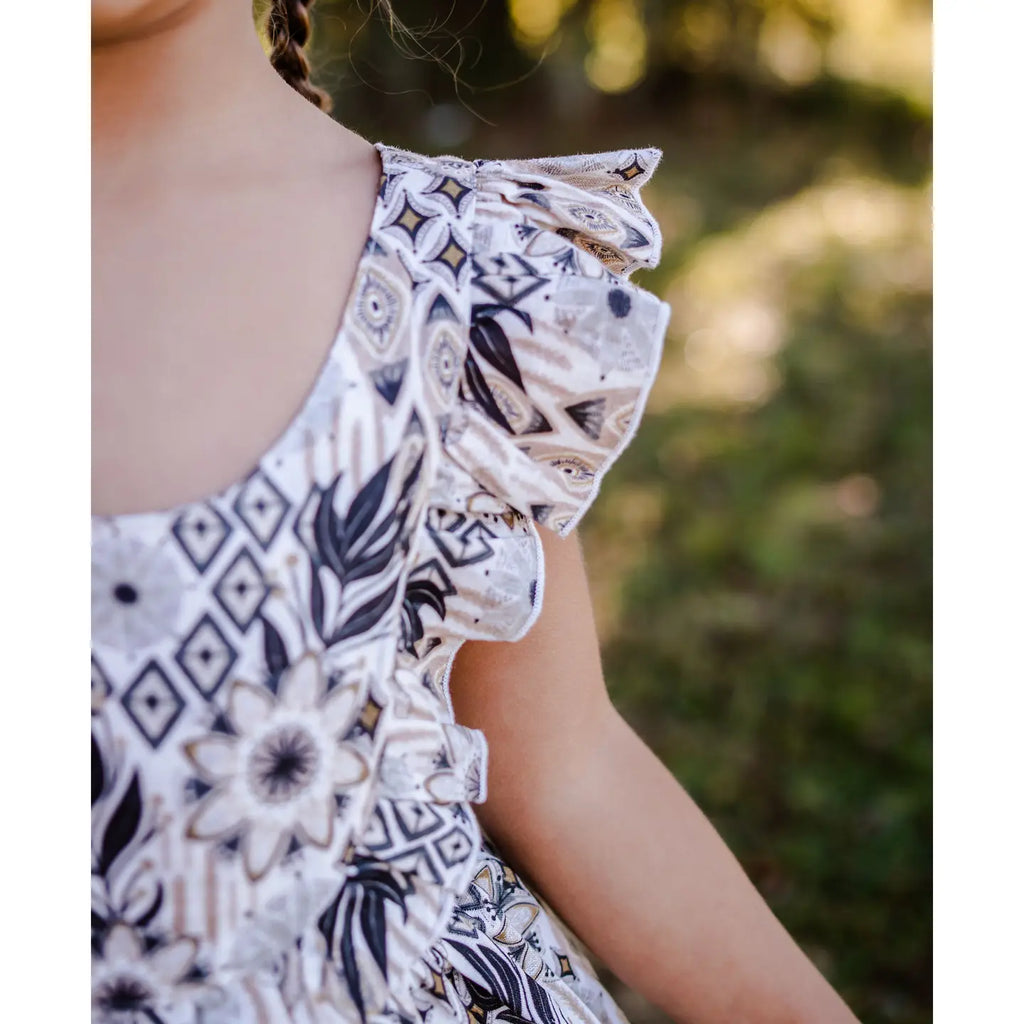 Boho Garden Linen Dress