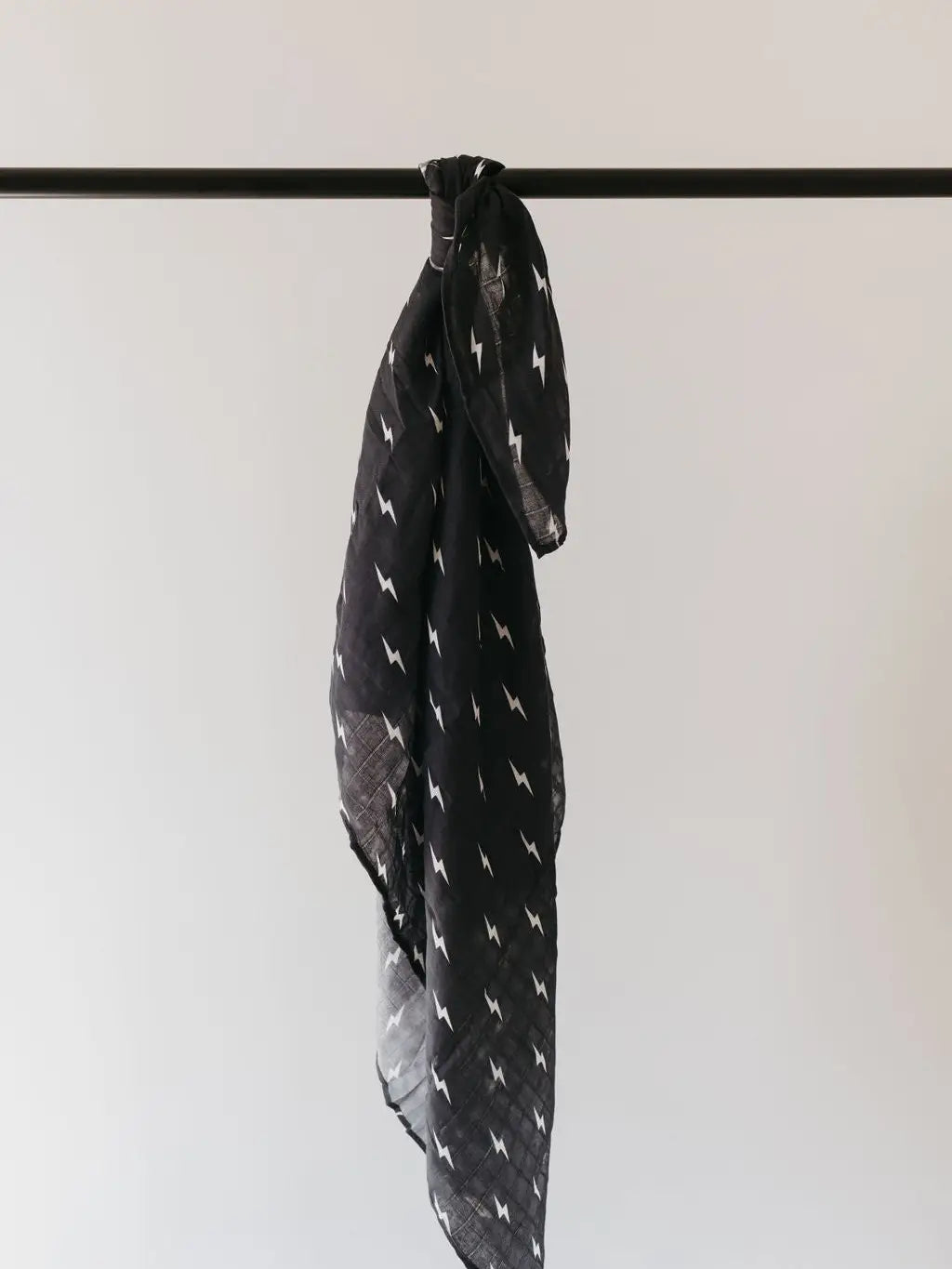 Midnight Bolt Muslin Swaddle