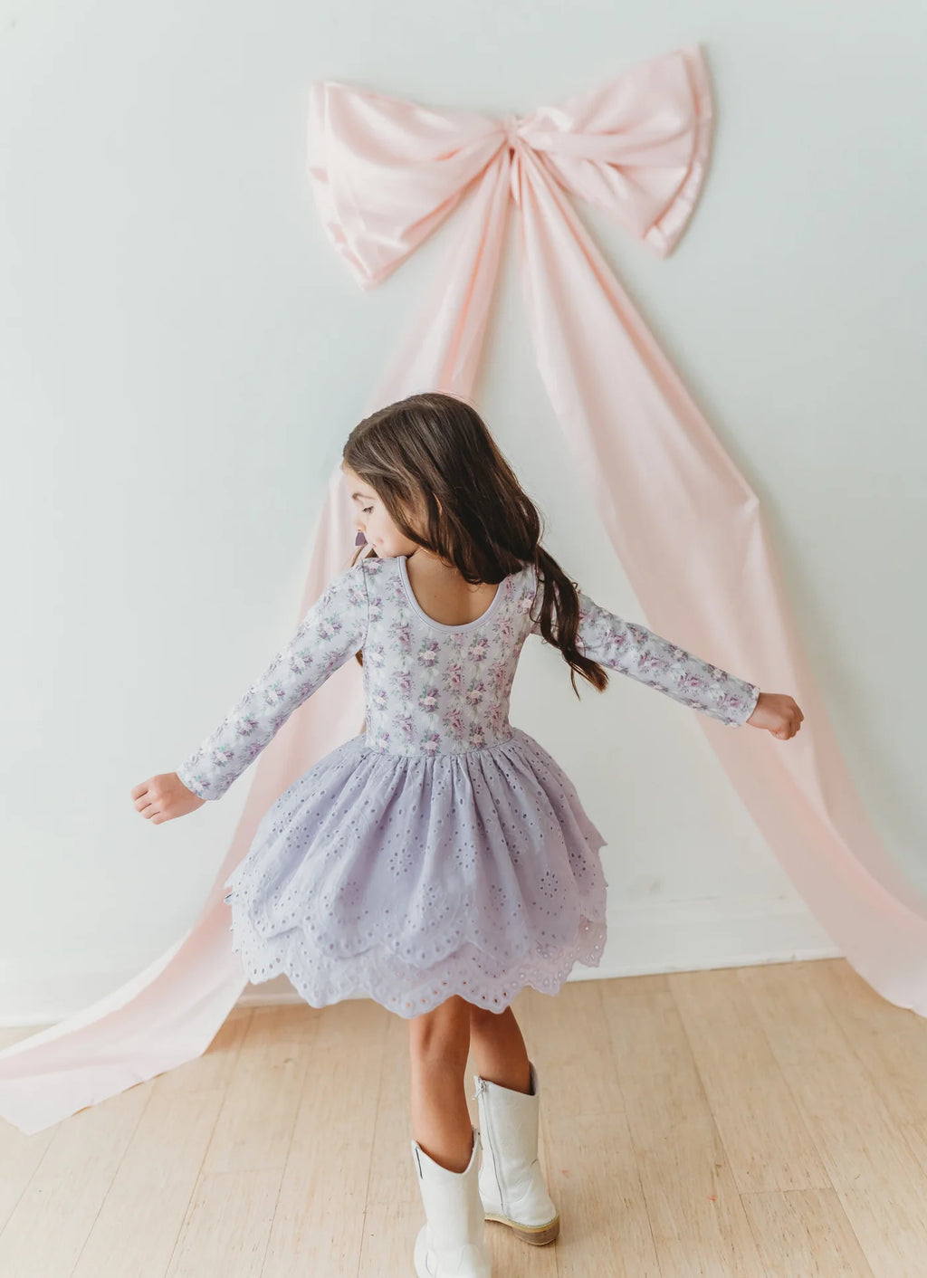 Sweetheart Lilac Dress and Bloomer