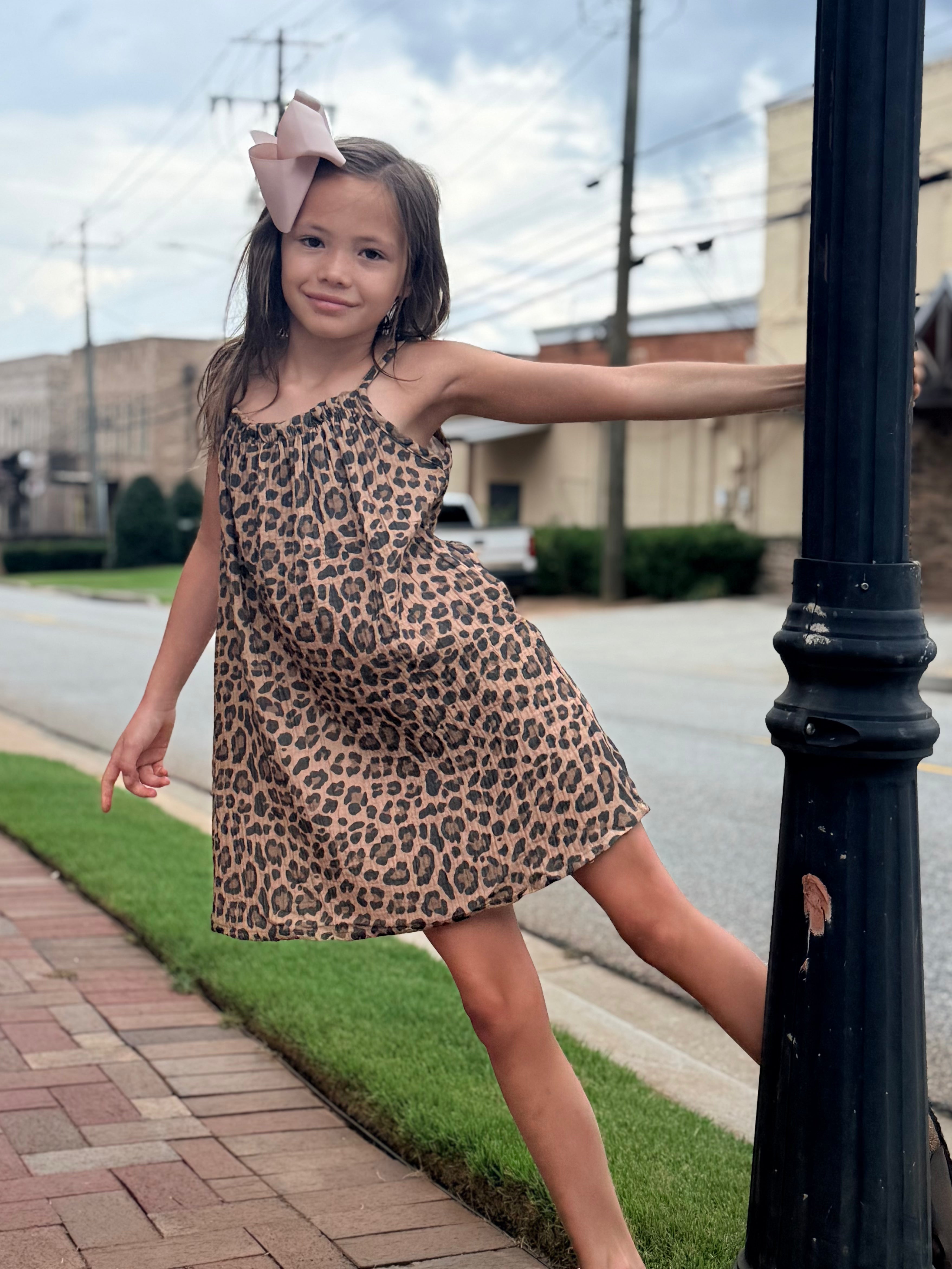 Leopard Dreams Cotton Dress