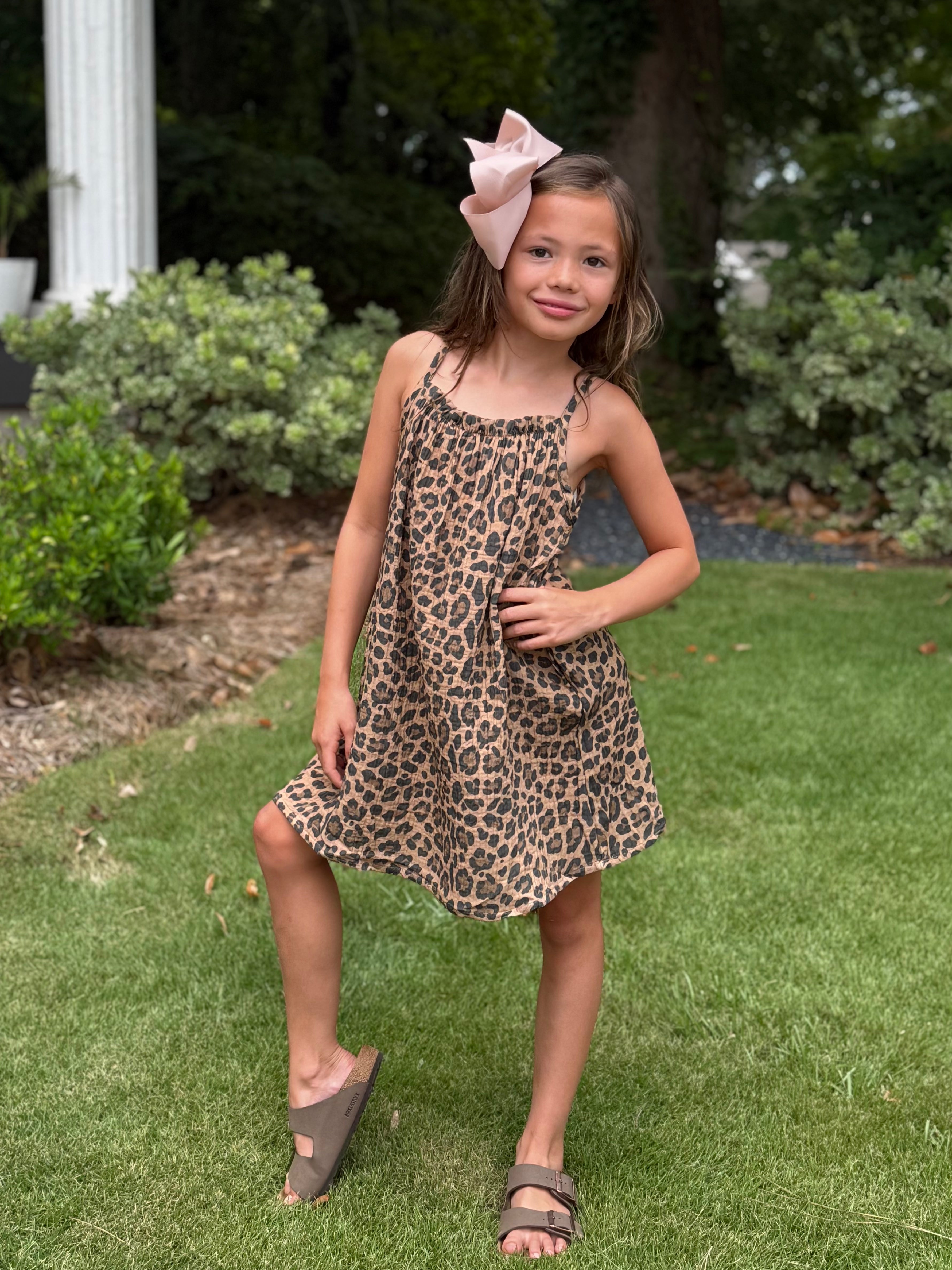 Leopard Dreams Cotton Dress