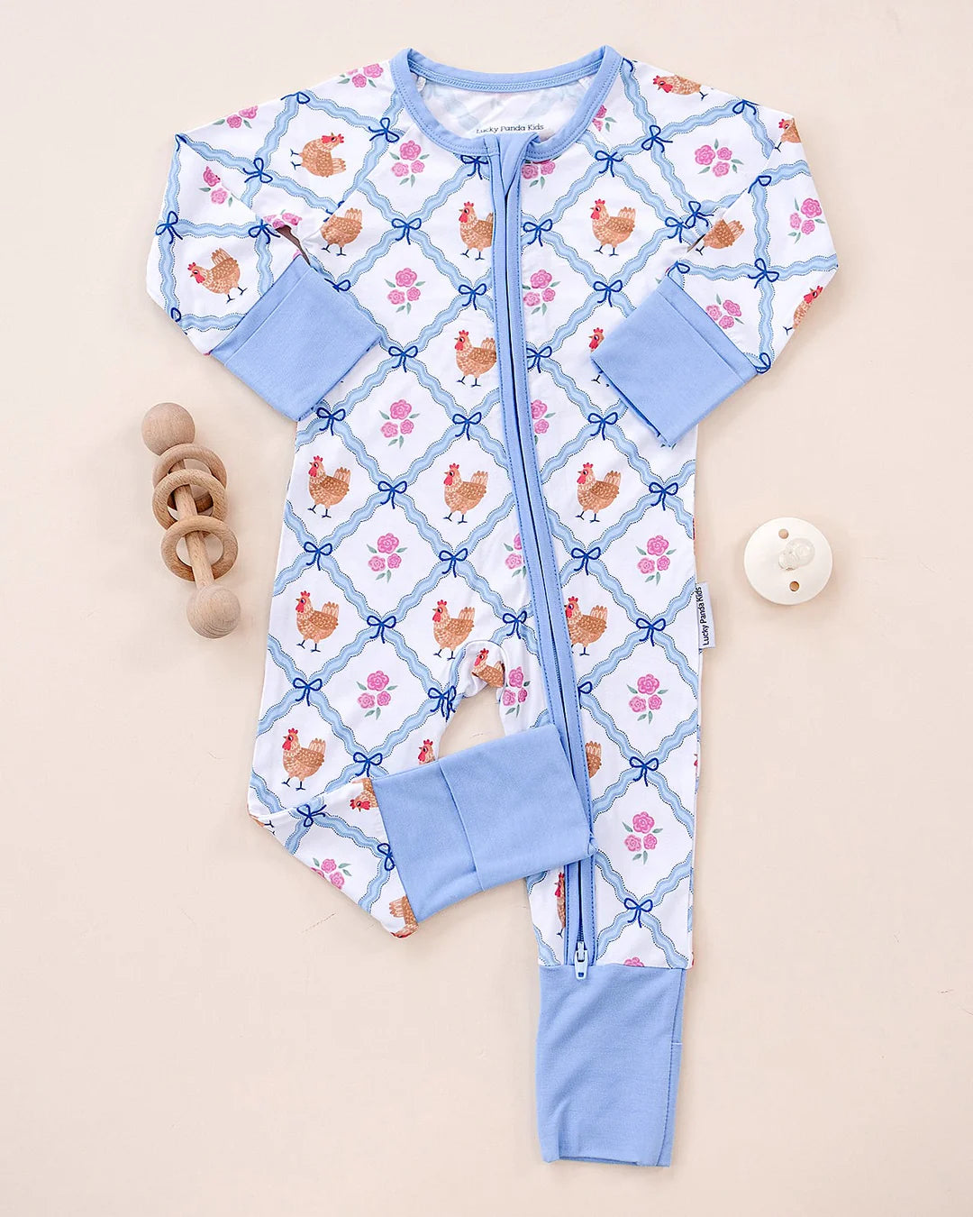 Bluebell Chicken Jammies Romper