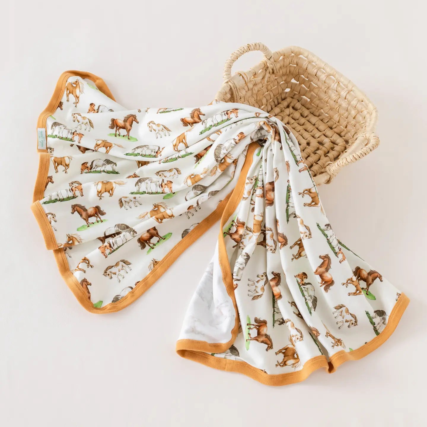 Saddle Up Organic Cotton Blanket